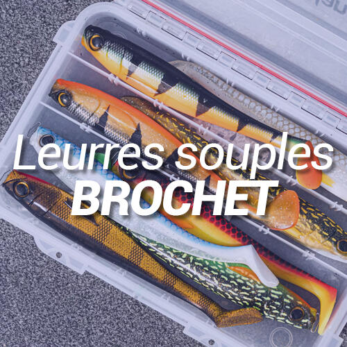 Leurres souples brochet